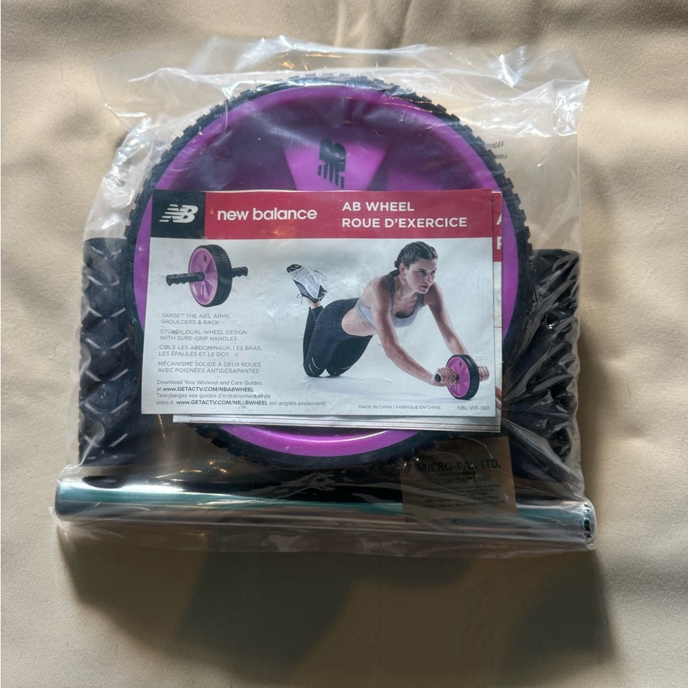 New Balance Pink Ab Wheel
